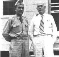 ol W. M. Modisette, commanding officer, with Z. W. Leach, general sales manager