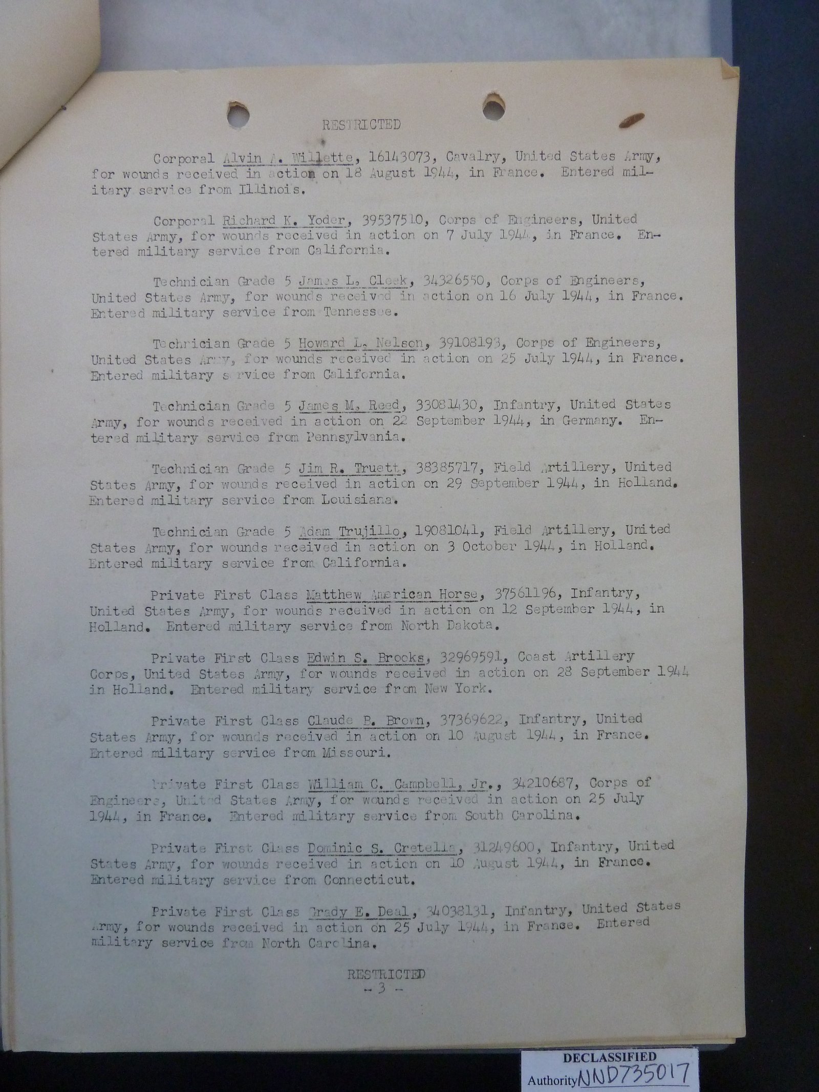 30Th Infantry Division Roster Wwii – OYPUA