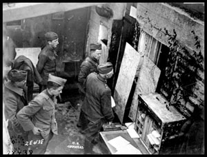 Signal Headquarters, 60th Brigade, 30th Division, near Premont, France. October 7, 1918.