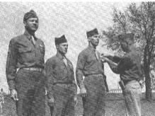 Three Silver Stars and one Soldier's Medal were awarded to men of the 106th Division