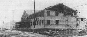 One of the service clubs under construction