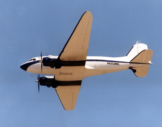 N603MC makes a nice flypast